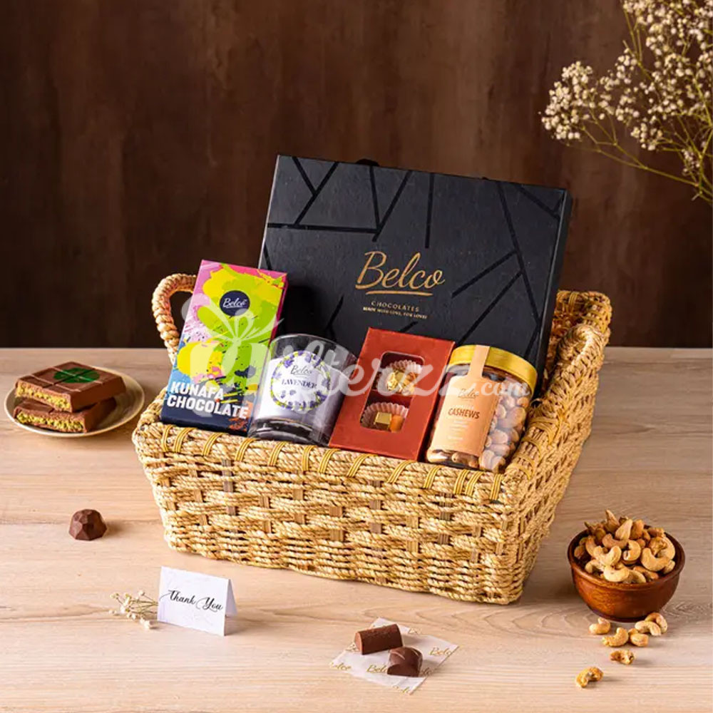 Golden picks basket