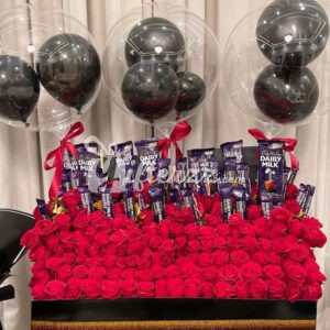 Dairy Milk with Roses Box